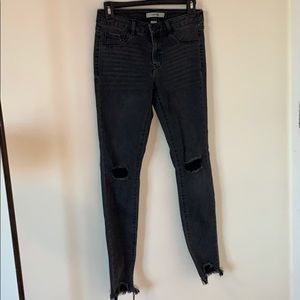 Ripped black jeans